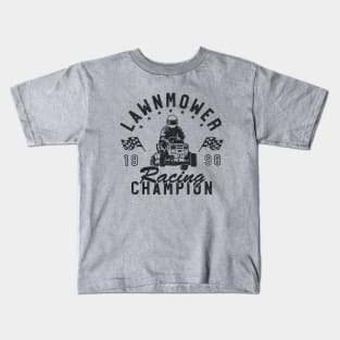 Lawnmower Racing Champion Kids T-Shirt